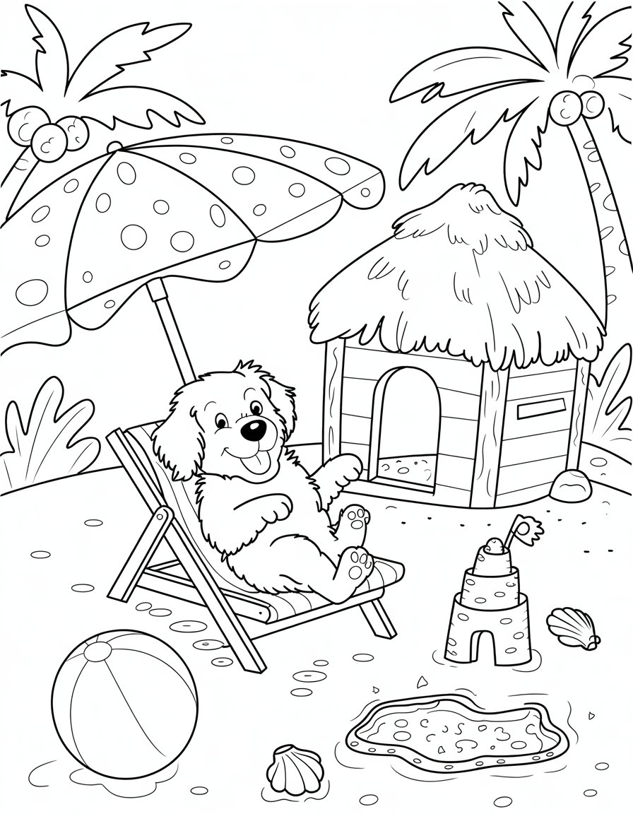 Beach Hut Dog House